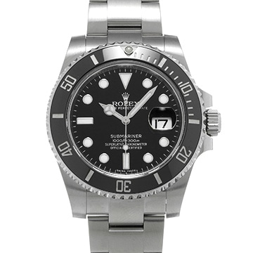 ロレックス サブマリーナ デイト 116610LN ブラック メンズ 時計 【中古】【wristwatch】