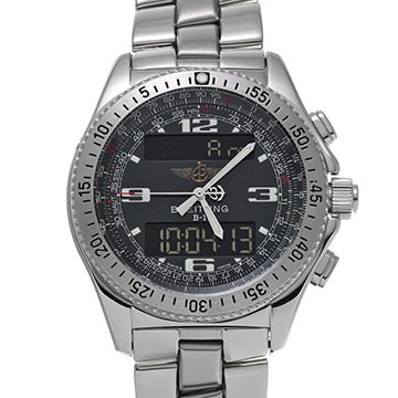 ブライトリング B-1 A68362 グレー メンズ 時計 【中古】【wristwatch】
