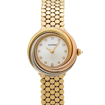 カルティエ トリニティ WG2002S8 シルバー レディース 時計 【中古】【wristwatch】