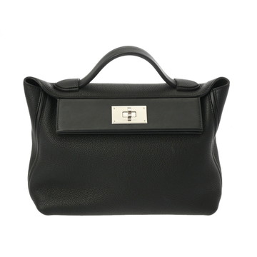 エルメス 24/24 29 ブラック トゴ/ヴォースイフト レディース バッグ 【中古】【bag】