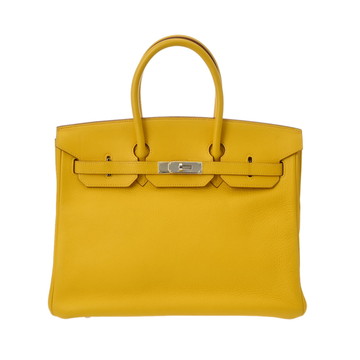エルメス バーキン 35 ジョーヌ トリヨンクレマンス ユニセックス バッグ 【中古】【bag】