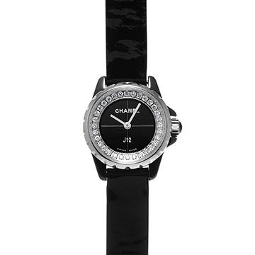 シャネル J12 XS H4663 ブラック レディース 時計 【中古】【wristwatch】