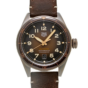 タグ ホイヤー オータヴィア キャリバー5 COSC WBE5191.FC8276 ブラウン メンズ 時計 【中古】【wristwatch】