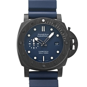パネライ サブマーシブル クアランタクアトロ ブルーアビッソ PAM01232 ブルー メンズ 時計 【中古】【wristwatch】