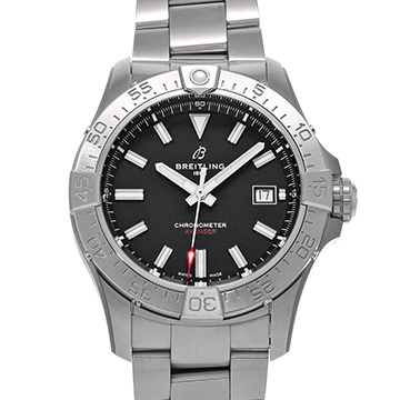 ブライトリング アベンジャー オートマチック 42 A17328101B1A1 ブラック メンズ 時計 【中古】【wristwatch】
