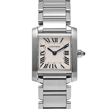 カルティエ タンクフランセーズ SM　 W51008Q3 シルバー レディース 時計 【中古】【wristwatch】