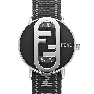 フェンディ オーロック ラウンド FOW977AHPRF0WV5 ブラック メンズ 時計 【中古】【wristwatch】