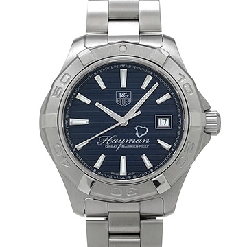 タグ ホイヤー アクアレーサー ダイビング ヘイマンアイランド WAP201Y.BA0830 ブラック メンズ 時計 【中古】【wristwatch】