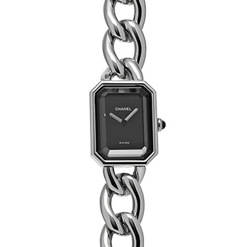 シャネル プルミエール L H0452 ブラック レディース 時計 【中古】【wristwatch】