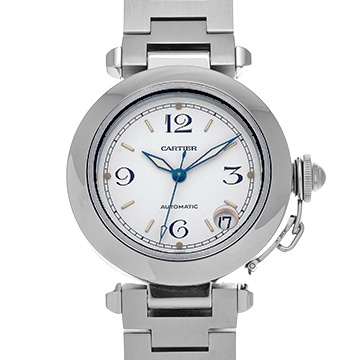 カルティエ パシャC W31015M7 ホワイト ユニセックス 時計 【中古】【wristwatch】