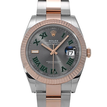 ロレックス デイトジャスト 41 126331 スレート メンズ 時計 【中古】【wristwatch】