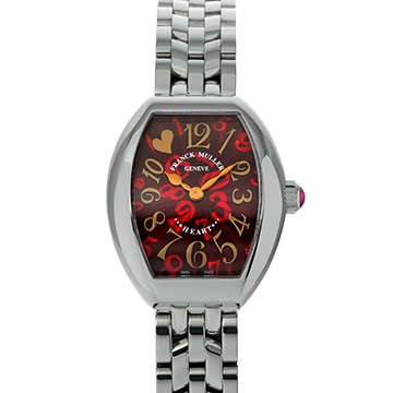 フランクミュラー ハートトゥハート 5002SQZC11HJRED AC レッド レディース 時計 【中古】【wristwatch】
