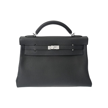 エルメス ケリー 42 マキシ ブラック トゴ レディース バッグ 【未使用】【bag】