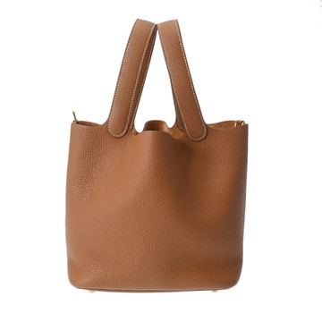エルメス ピコタン ロック MM ゴールド トリヨンクレマンス レディース バッグ 【未使用】【bag】