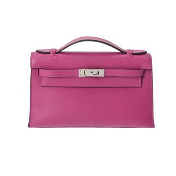 エルメス ポシェットケリー ローズパープル ヴォースイフト レディース バッグ 【未使用】【bag】