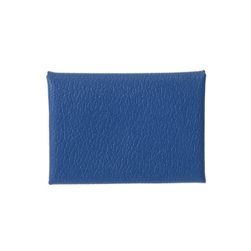 エルメス カルヴィ デュオ ブルーフランス/パラジウム金具 シェーブル ユニセックス 【未使用】【other】