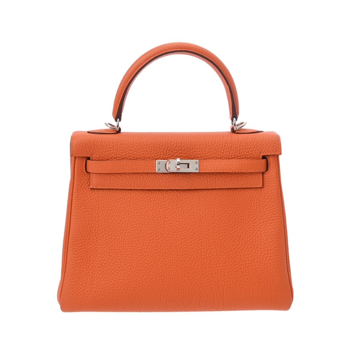 エルメス ケリー 25 内縫い 2WAY オレンジ トゴ レディース バッグ 【中古】【bag】