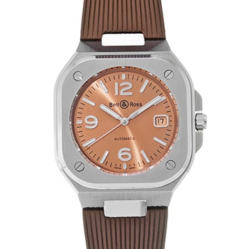 ベル＆ロス BR05 コッパーブラウン BR05A-BR-ST/SRB ライトマロン メンズ 時計 【中古】【wristwatch】