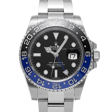 ロレックス GMTマスターII 116710BLNR ブラック メンズ 時計 【中古】【wristwatch】