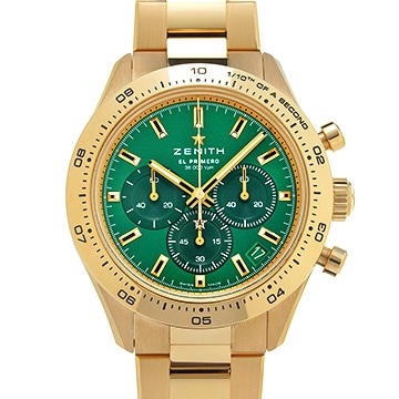 ゼニス クロノマスター スポーツ ヨシダ スペシャルエディション 30.3100.3600/56.M3100 グリーンラッカー メンズ 時計 【中古】【wristwatch】