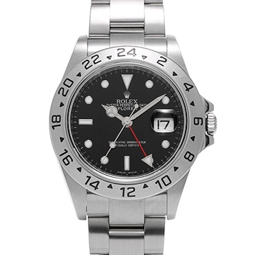 ロレックス エクスプローラーII 16570 ブラック メンズ 時計 【中古】【wristwatch】
