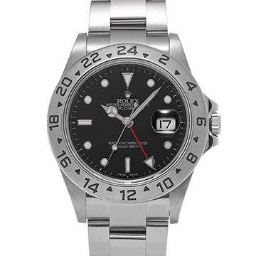 ロレックス エクスプローラーII 16570 ブラック メンズ 時計 【中古】【wristwatch】