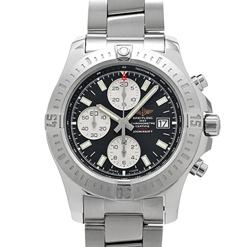 ブライトリング コルト クロノグラフ オートマチック A1338811/BD83 ブラック/シルバー メンズ 時計 【中古】【wristwatch】