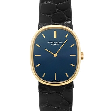パテック フィリップ ゴールデン エリプス 3748J ブルー メンズ 時計 【中古】【wristwatch】