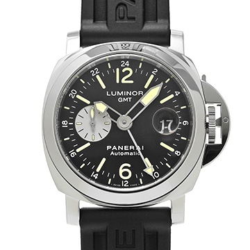 パネライ ルミノール GMT PAM00088 ブラック/シルバー メンズ 時計 【中古】【wristwatch】