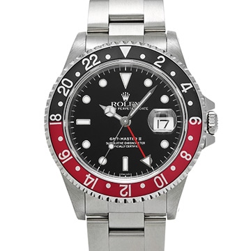 ロレックス GMTマスターII 16710 ブラック メンズ 時計 【中古】【wristwatch】