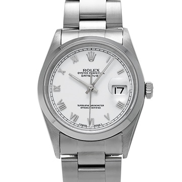 ロレックス デイトジャスト 16200 ホワイト メンズ 時計 【中古】【wristwatch】