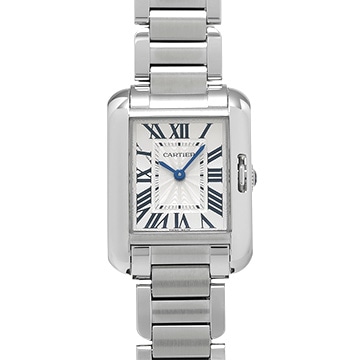 カルティエ タンク アングレーズ SM W5310022 シルバー レディース 時計 【中古】【wristwatch】