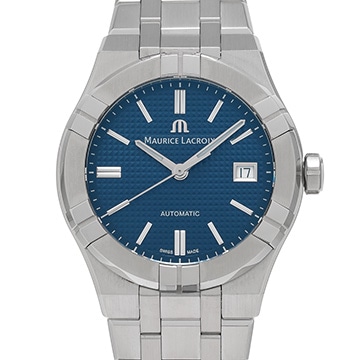 モーリス ラクロア アイコン オートマティック AI6007-SS002-430-1 ブルー メンズ 時計 【中古】【wristwatch】
