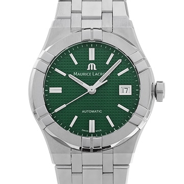 モーリス ラクロア アイコン オートマティック AI6007-SS002-630-1 グリーン メンズ 時計 【中古】【wristwatch】