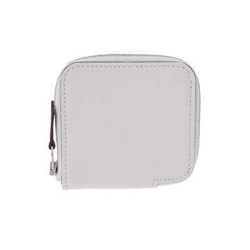 エルメス アザップ ミニ シルクイン ニューホワイト エバーカラー レディース 財布 【未使用】【purse】
