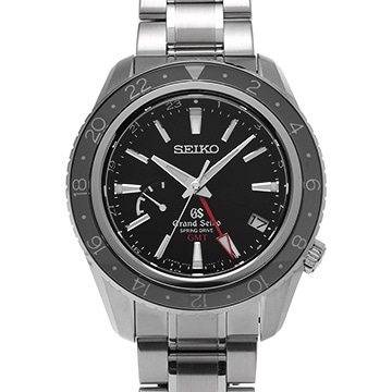 グランドセイコー スポーツコレクション スプリングドライブ GMT SBGE001 ブラック メンズ 時計 【中古】【wristwatch】