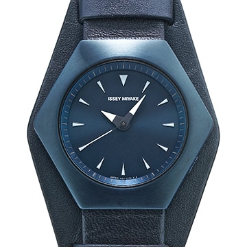 イッセイミヤケ ロク リミテッドエディション NYAM702  ブルー メンズ 時計 【中古】【wristwatch】