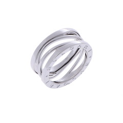 ブルガリ B.ZERO1レジェンドリング #56 シルバー K18ホワイトゴールド WG レディース ジュエリー 【中古】【jewelry】