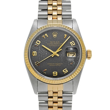 ロレックス デイトジャスト 16013 グレー/コンピュータ メンズ 時計 【中古】【wristwatch】