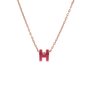 エルメス ポップH ミニ ピンク GD1221 エナメル ユニセックス ジュエリー 【中古】【jewelry】