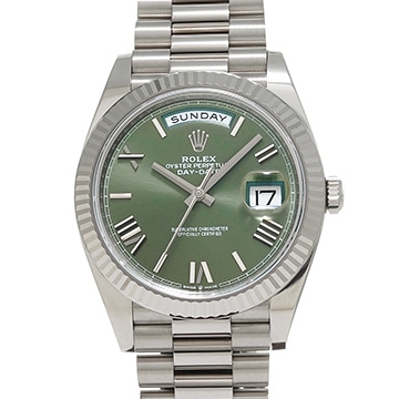 ロレックス デイデイト 40 228239 オリーブグリーン メンズ 時計 【中古】【wristwatch】
