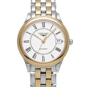 ロンジン フラッグシップ L4.774.3.21.7 ホワイト メンズ 時計 【新品】【wristwatch】