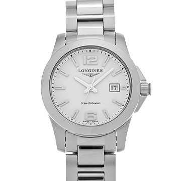 ロンジン コンクエスト L3.376.4.16.6 シルバー レディース 時計 【新品】【wristwatch】