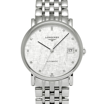 ロンジン エレガント L4.809.4.77.6 シルバー/ダイヤモンド メンズ 時計 【新品】【wristwatch】
