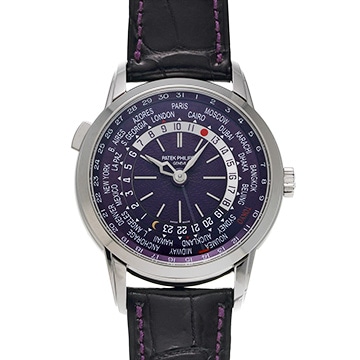 パテック フィリップ ワールドタイム デイト 東京2023 エディション 5330G-010 パープル メンズ 時計 【中古】【wristwatch】