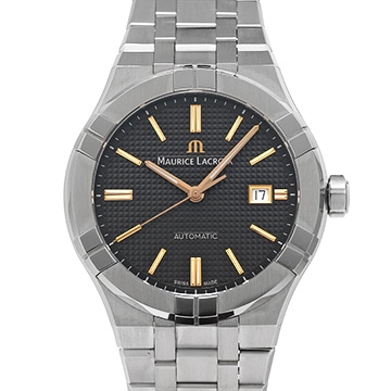 モーリス ラクロア アイコン オートマティック AI6008-SS002-331-1 グレー メンズ 時計 【中古】【wristwatch】
