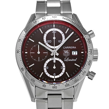 タグ ホイヤー カレラ キャリバー16 クロノグラフ CV201D.BA0786 パッションレッド メンズ 時計 【中古】【wristwatch】