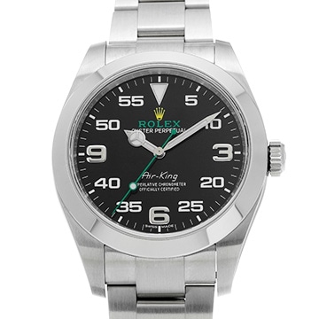 ロレックス エアキング 116900 ブラック メンズ 時計 【中古】【wristwatch】