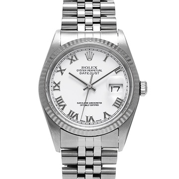 ロレックス デイトジャスト 16234 ホワイト メンズ 時計 【中古】【wristwatch】