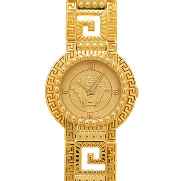 ヴェルサーチ メデューサコイン 7009018 シャンパン レディース 時計 【中古】【wristwatch】